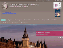 Tablet Screenshot of cars-verts-voyages.com